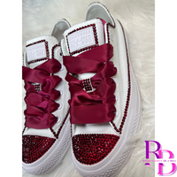 Partial Bling Rhinestones Chucks