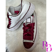 Partial Bling Rhinestones Chucks