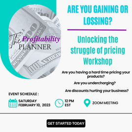 Unlocking the Struggle of Pricing Workshop - February 10, 2024