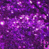 Purple Platinum Chunky Mix Glitter