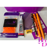 Orange Bling Pen Kit