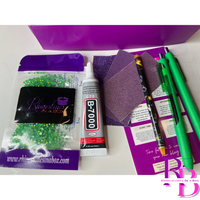 Green Bling Pen Kit