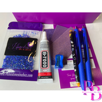 Sapphire Blue Bling Pen Kit