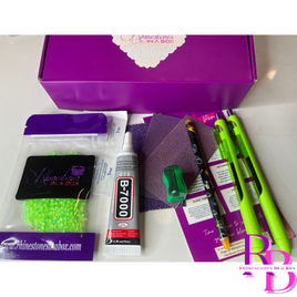 Lime Green Bling Pen Kit