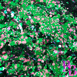 Princess Pink Garden Chunky Mix Glitter