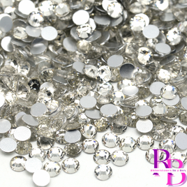 Crystal Glass Flat Back Round Rhinestones