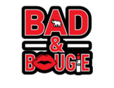 Bad & Bougie Red/Black Flatback Resin Planar Laser Cut Acrylics