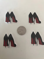 Red Bottom Heels Flatback Resin Planar Laser Cut Acrylics
