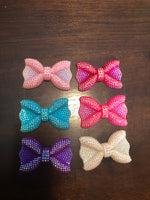 Small AB Bow DIY Resin Kawaii Cabochons Accessories Flat Back