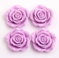 Pastel Big AB Open Flower DIY Resin Kawaii Cabochons Accessories Flat Back