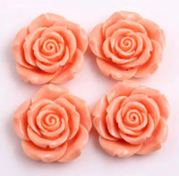 Pastel Big AB Open Flower DIY Resin Kawaii Cabochons Accessories Flat Back