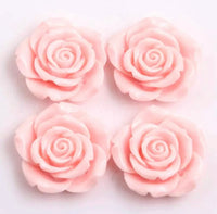 Pastel Big AB Open Flower DIY Resin Kawaii Cabochons Accessories Flat Back