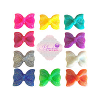 Big AB Bow with Holes DIY Resin Kawaii Cabochons Accessories Flat Back