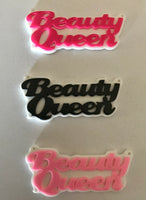 Beauty Queen DIY Resin Kawaii Cabochons Accessories Flat Back