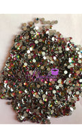 Rainbow Glass Flatback Round Loose Rhinestones