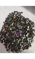 Rainbow Glass Flatback Round Loose Rhinestones