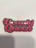 Glitter Beauty Queen DIY Resin Kawaii Cabochons Accessories Flat Back